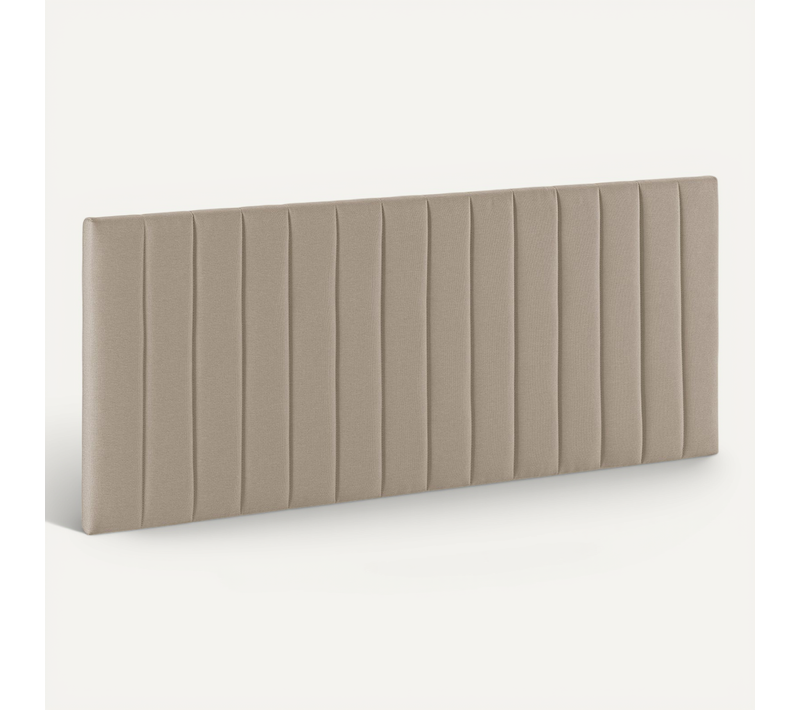 Tête De Lit Tapissée Eris 140x60 Cm Beige