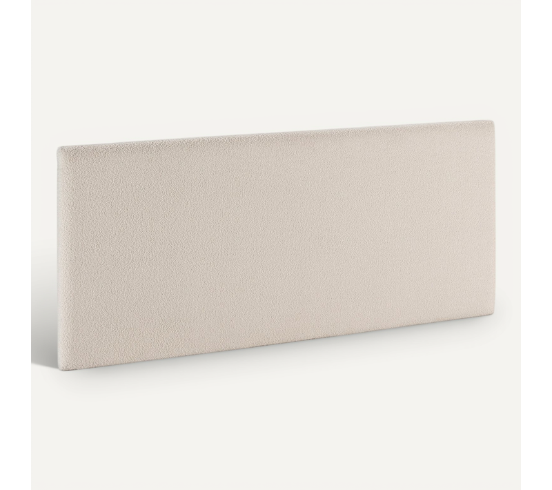 Tête De Lit Niebla 140x60 Cm Imitation Tissu Mouton Beige