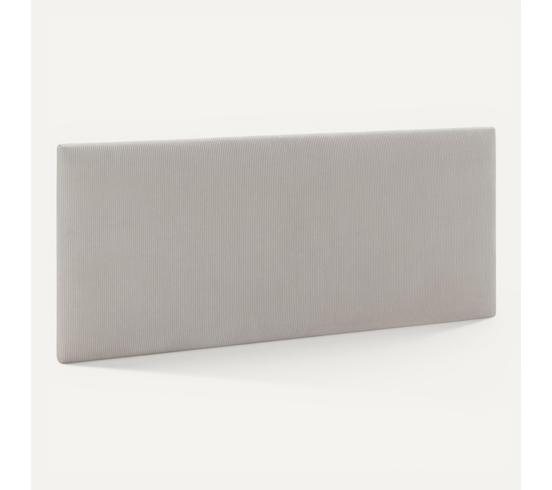 Tête De Lit Tapissée Bari 140x60 Cm Gris