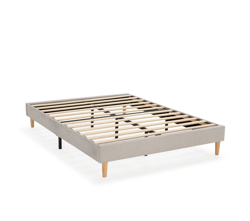 Sommier déco Bari 160x200 Cm Gris