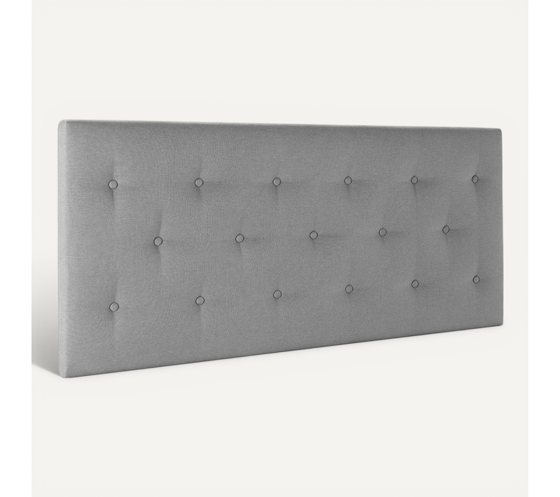 Tête De Lit Tapissée Turin 140x60 Cm Gris