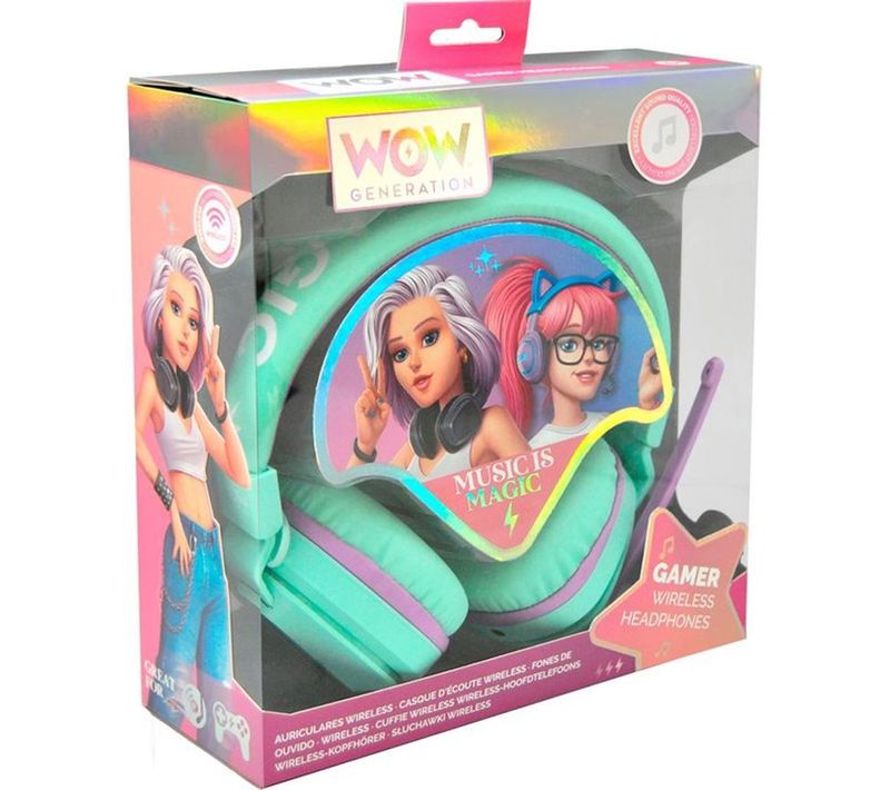 Casque Sans Fil Enfant Rose — Bluetooth, Micro Intégré, Confortable