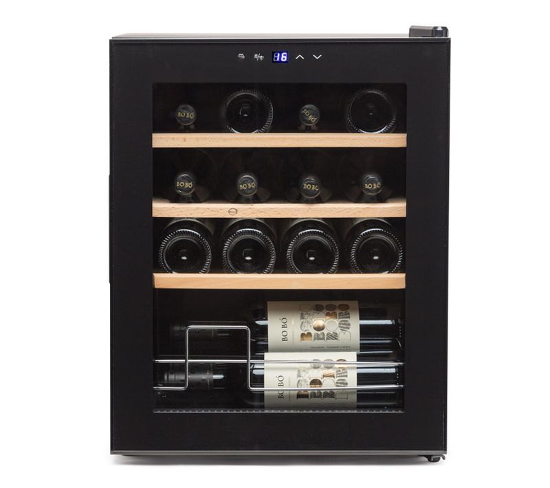 Cave à Vin 16 Bouteilles Pro - Porte Vitrée-affichage Lumineux