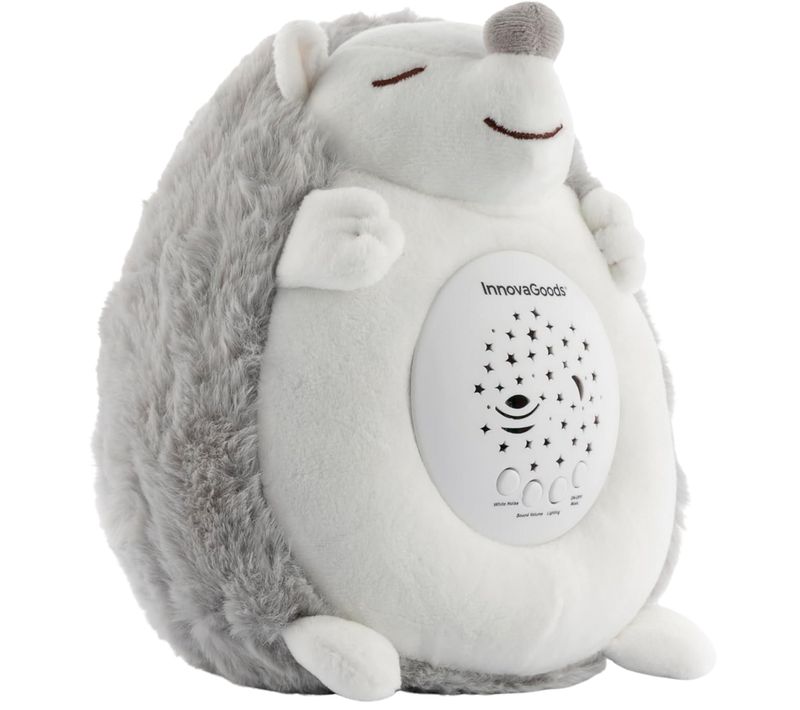 Peluche Hérisson Lumineuse Et Musicale, Projecteur Étoiles, Veilleuse Enfant 3+