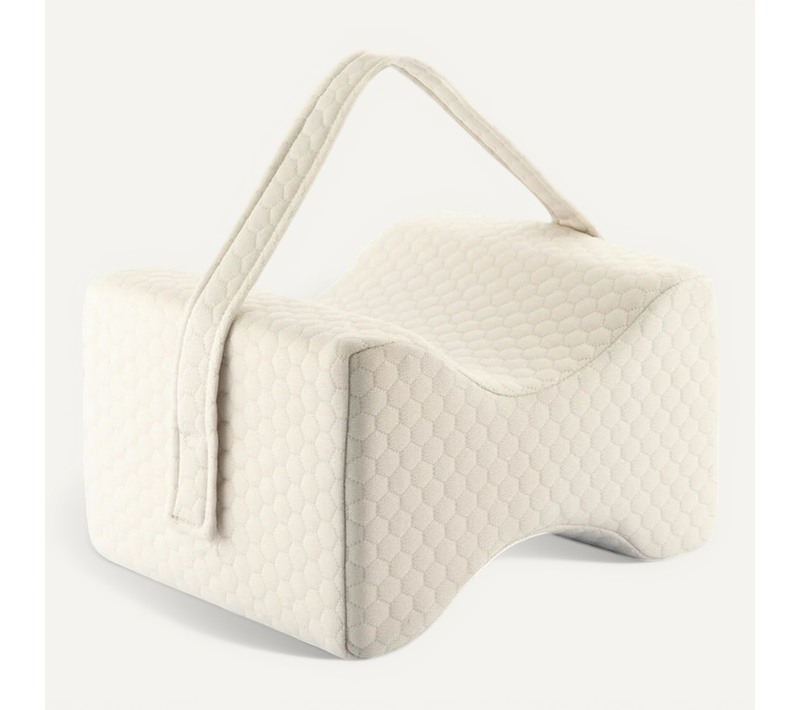 Oreiller Ergonomique Pour Jambes Et Genoux En Mousse Mémoire Forme Avec Sangle Réglable
