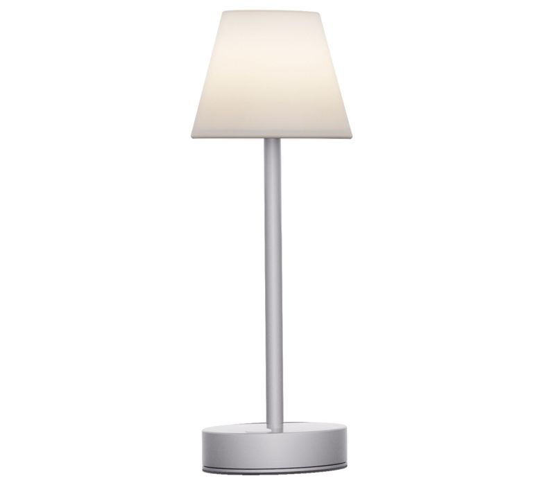 Lampe à Poser Intérieure Extérieure Lola Slim 32 Cm Argenté