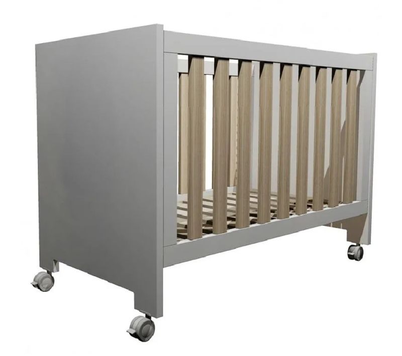 Lit Bébé Essenza 60x120 Bois-blanc