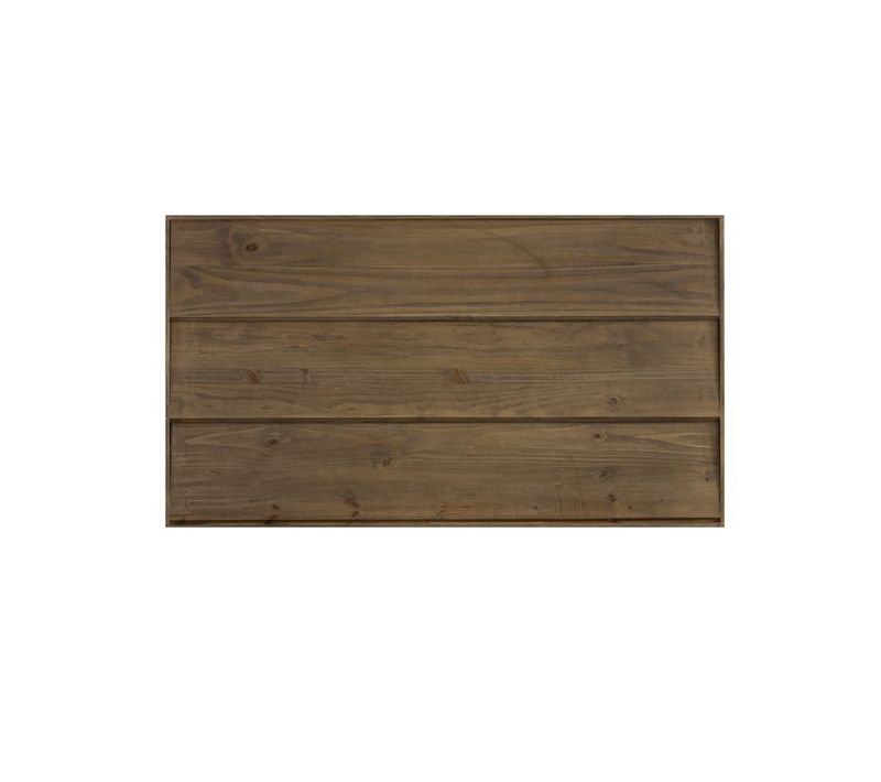 Tête De Lit En Bois Massif Nogal Moka (ae9) 160x90