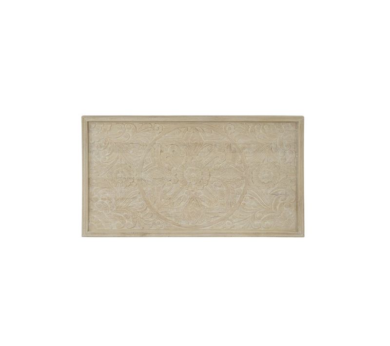 Tête De Lit En Bois Massif Naturel 160x90