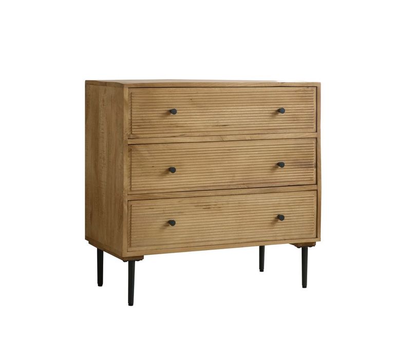 Commode En Bois Massif Naturel 90x85