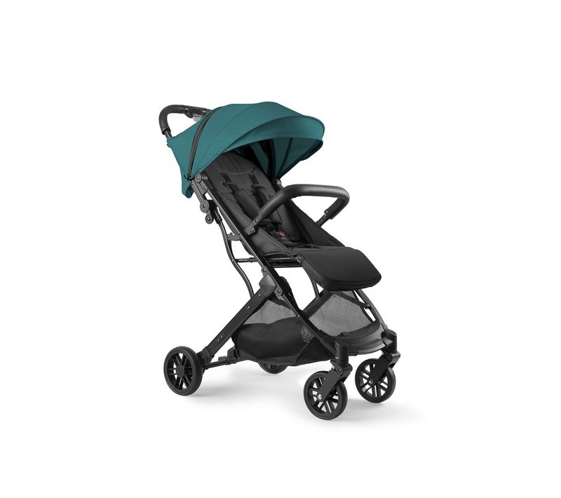 Poussette Compacte Minimum Space Plus En Vert - Idéale Pour Les Petits Espaces