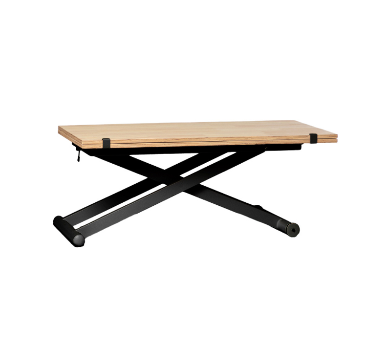 Table Basse Relevable Et Extensible En Naturel 110x46-75cm