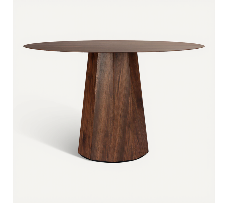 Table Fixe En Bois Noyer 120x76cm