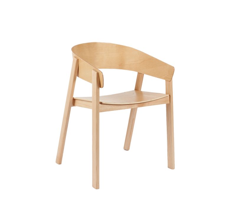 Chaise De Salle à Manger En Bois Naturel 57x75cm