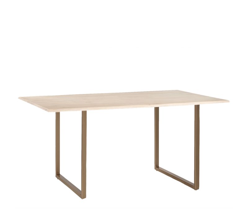 Table Fixe En Bois Naturel 160x76cm