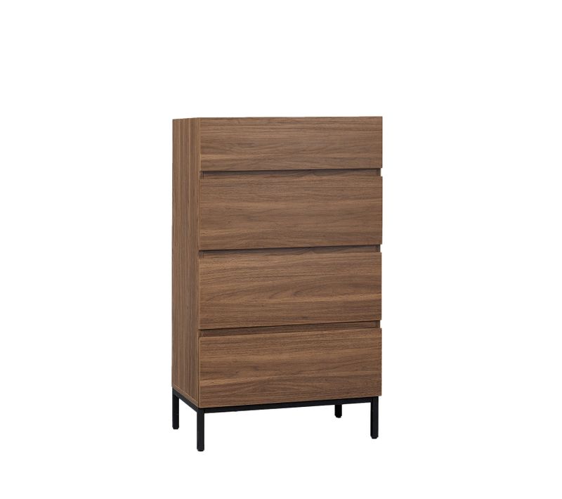 Chiffonnier En Bois Noyer 60x104cm