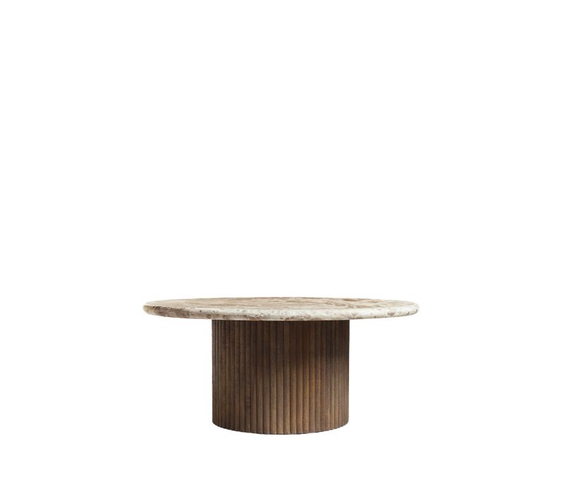 Table Basse Fixe En Mármol Mármol 90x40cm