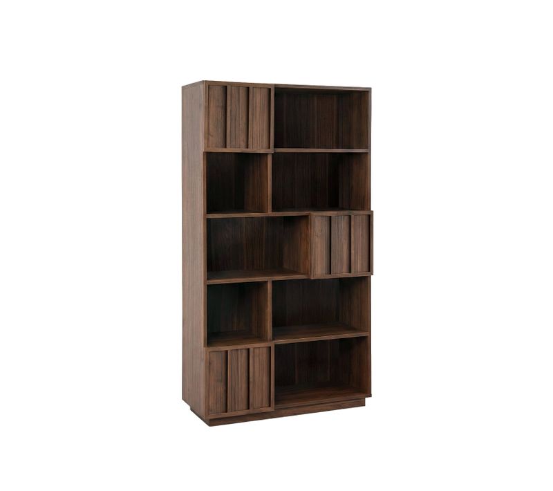 étagère Haute En Bois Noyer 98x177cm