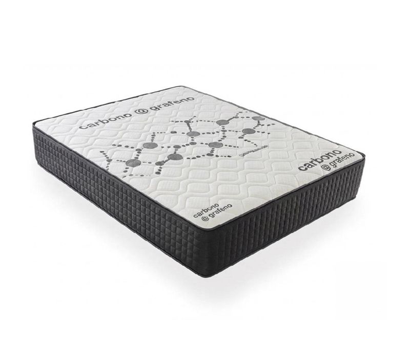 Matelas Mousse 120x200 cm SERINITY - Ferme - Réversible - Côté Été/hiver - H30 Cm