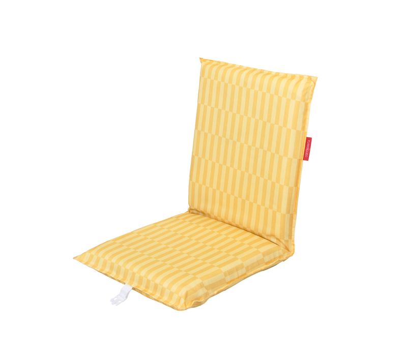 Chaise De Plage Polyester Pliable Jaune