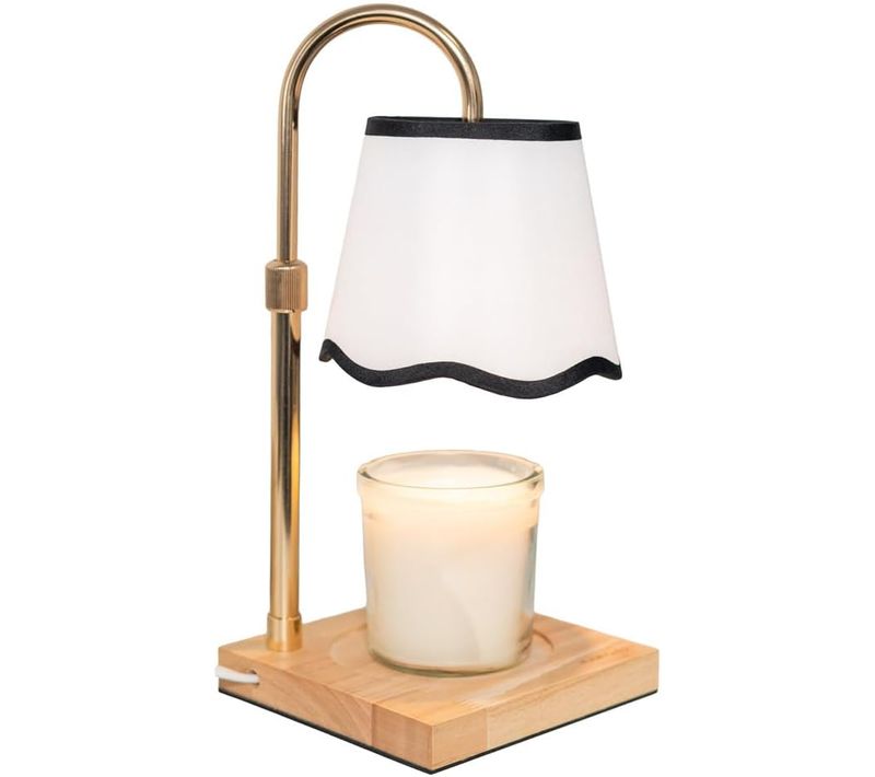 Lampe Chauffe Bougie Avec Minuterie Polyester