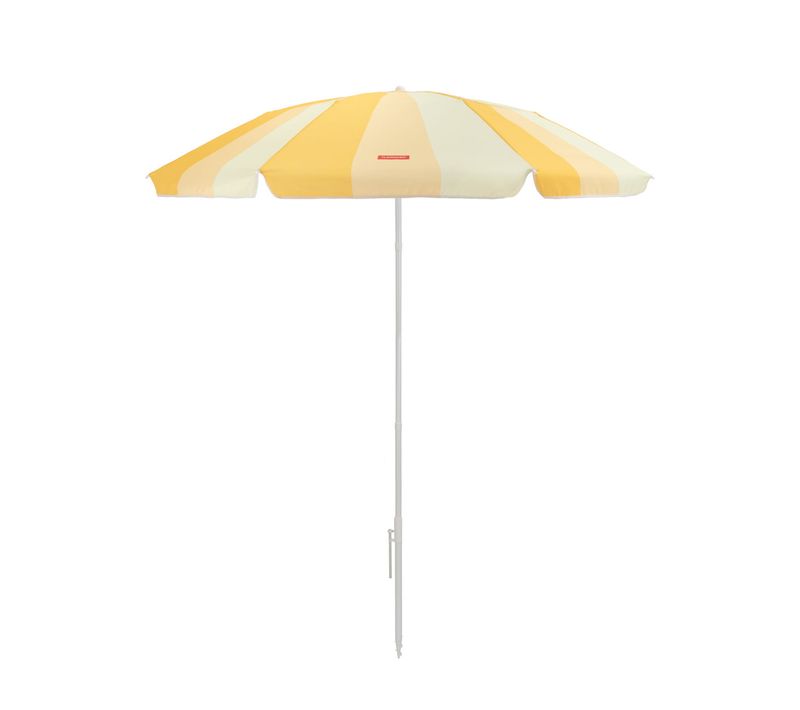 Parasol Plage Inclinable Upf50+ Polyester Jaune