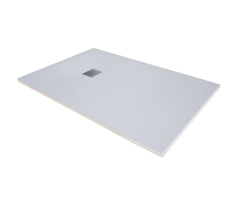 Receveur De Douche En Résine Extra Plat À Poser 90x120cm - Blanc - Rio