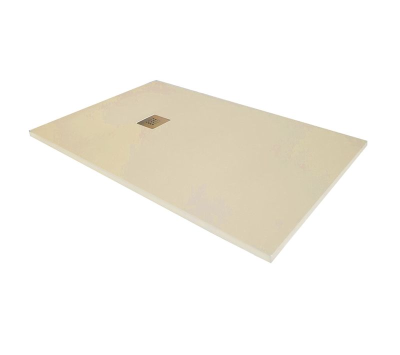 Receveur De Douche En Résine Extra Plat À Poser 90x200cm - Beige - Rio