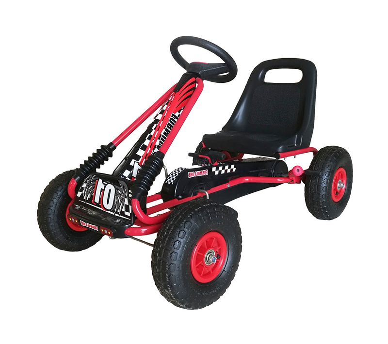 Voiture À Pédales Go Kart Pour Enfants - Rouge