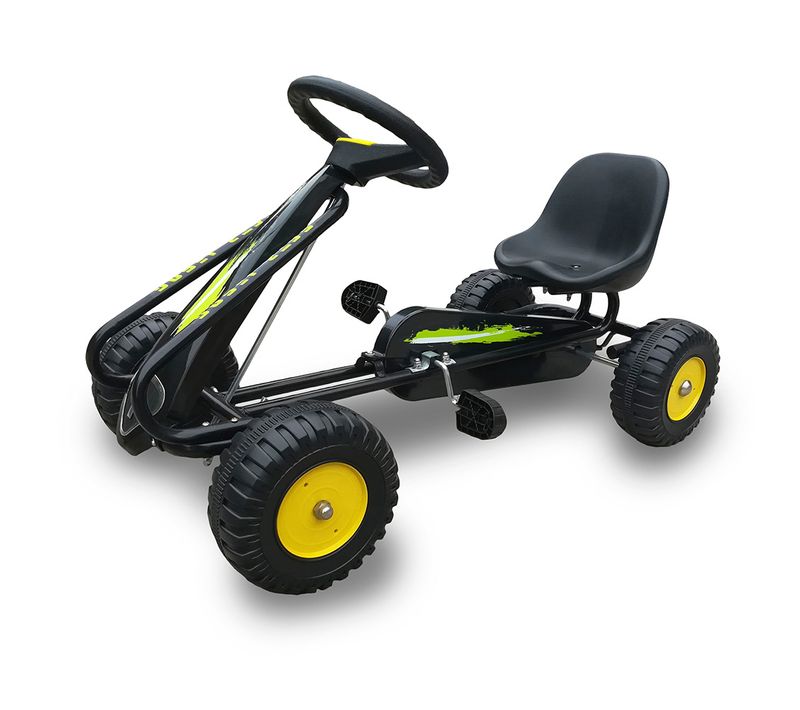 Voiture À Pédales Go Kart Pour Enfants - Noir