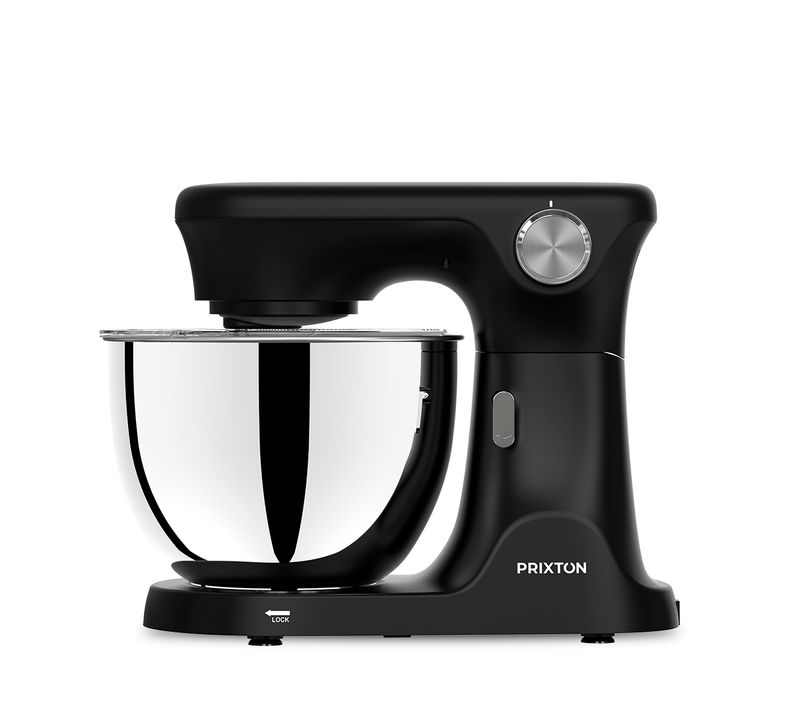 Mixeur Pétrisseur Kr350 2000 W, Bol En Acier Inoxydable De 8 L, 6 Vitesses + Mode Manuel, Noir