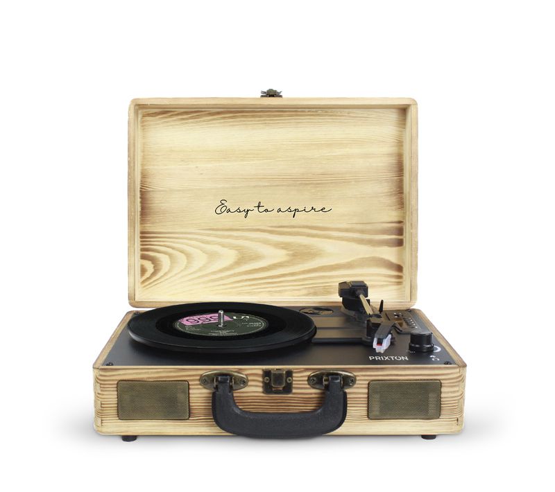 Platine Vinyle VC400 - Tourne-disque avec Bluetooth - Lecteur et convertisseur des vinyles - Bois