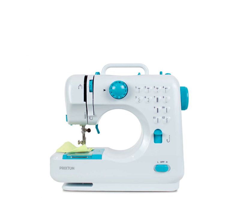 Machine À Coudre P110 Portable - 12 Points de Couture - Bleu