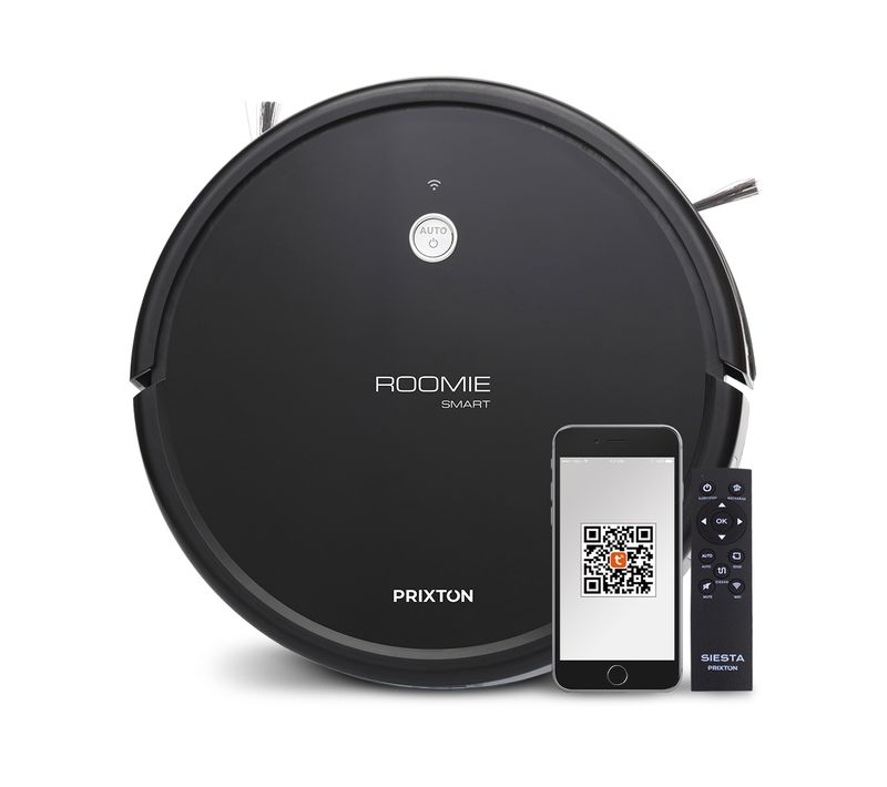Aspirateur Robot Roomie Smart - Aspire et Lave - Gyroscope - Cartographie - WiFi et App mobile