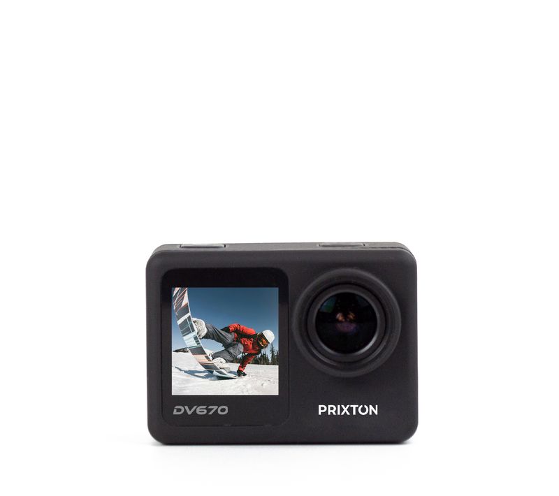 Caméra Sport Dv670 - Résolution 4k - Double Écran - Wifi Et App Mobile - Stabilisateur Optique