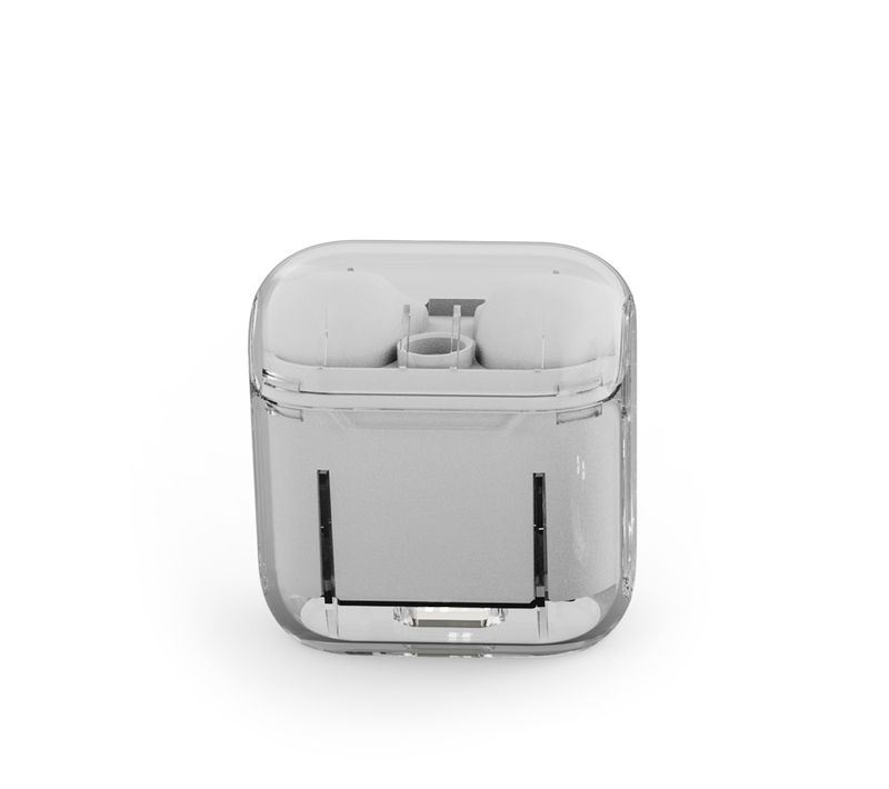 Écouteurs sans fil TWS162 - Bluetooth 5.2 - Technologie ENC et HiFi - Design blanc transparent