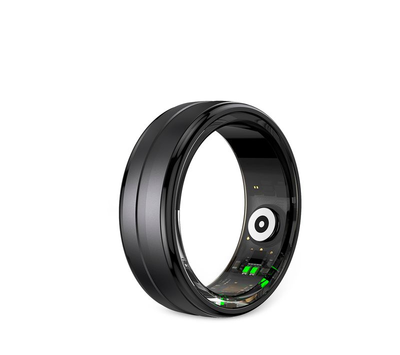 Bague Connectée Smart Ring Orbyt, Taille 11, Diamètre 28.8 Mm, Étanche, Fréquence Cardiaque, Sommeil