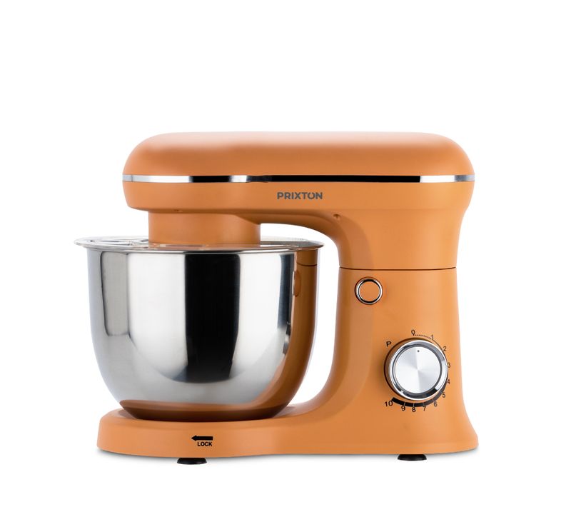 Robot Pâtissier Kr250, Multifonctions, 5 Litres, 1500w, 10 Vitesses, 3 Accessoires, Matte Orange