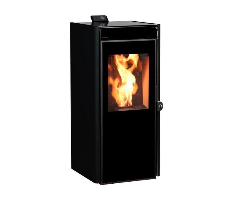 Poêle À Granulés De Bois 9.5kw Noir - 20914