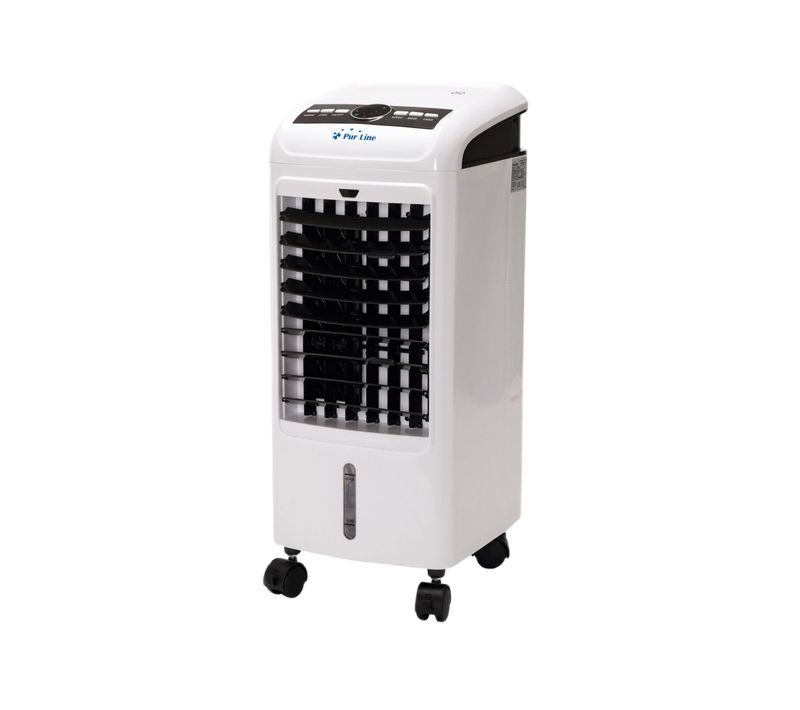 Rafraichisseur D'air Par Évaporation 70w 3 Vitesses Et 4L - Pièces de 15m²- Blanc