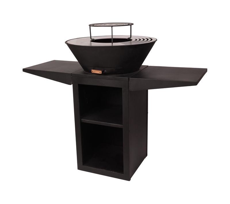 Brasero, Barbecue Avec Plaque Ronde, Grill Et Support