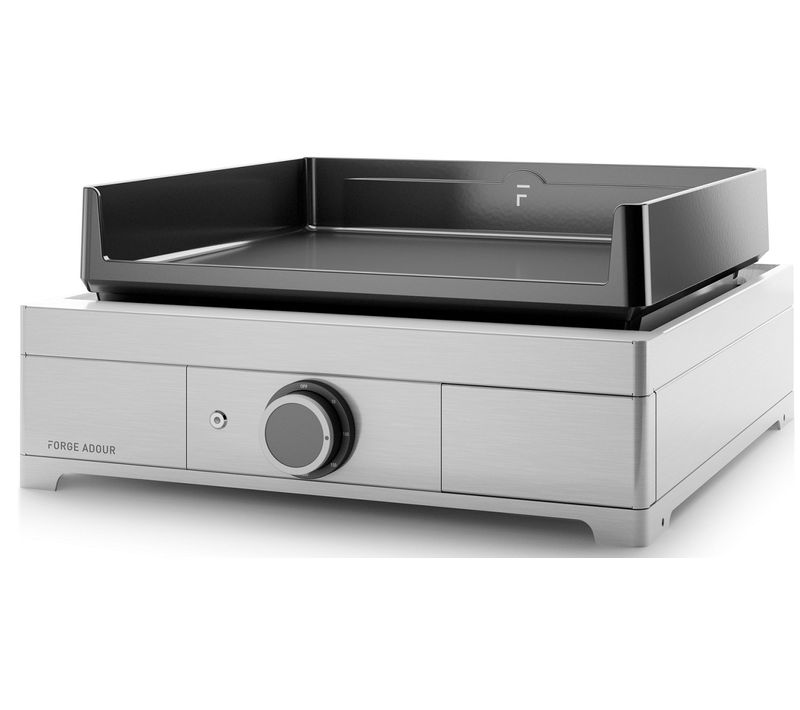 Plancha Électrique 2500w Plaque Fonte Émaillé 44.5x41cm Inox - Modern E45i