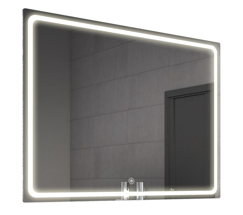 Miroir Éclairage LED De Salle De Bain Veldi Avec Interrupteur Tactile - 120x80cm