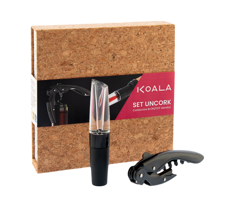 Uncork Noir - Coffret Avec Tire-bouchon High Tech Et Aérateur De Vin