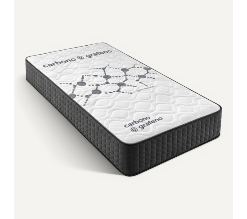 Matelas Mousse 90x190 cm SERINITY - Ferme - Réversible - Côté Été/hiver - H30 Cm