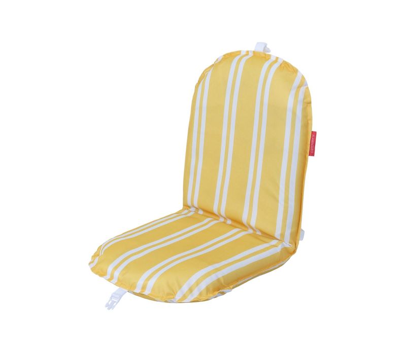 Chaise De Plage Polyester Pliable Jaune
