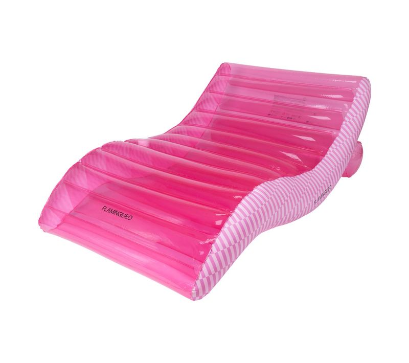 Chaise Longue Gonflable Piscine Pvc Rose