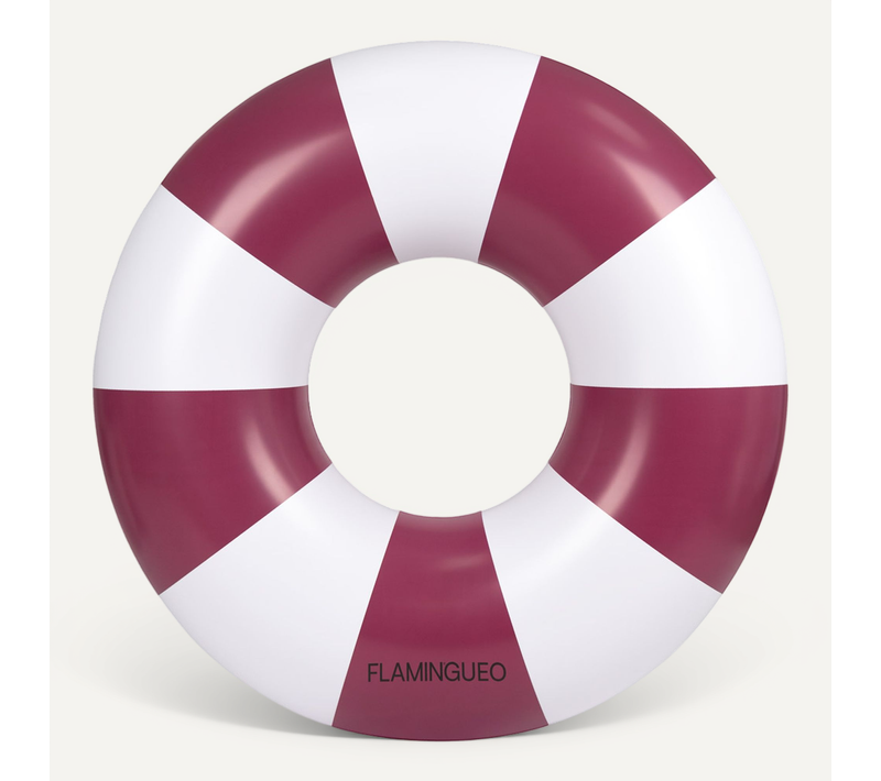 Bouée Piscine Geante Pvc Bordeaux 110 X 110 Cm