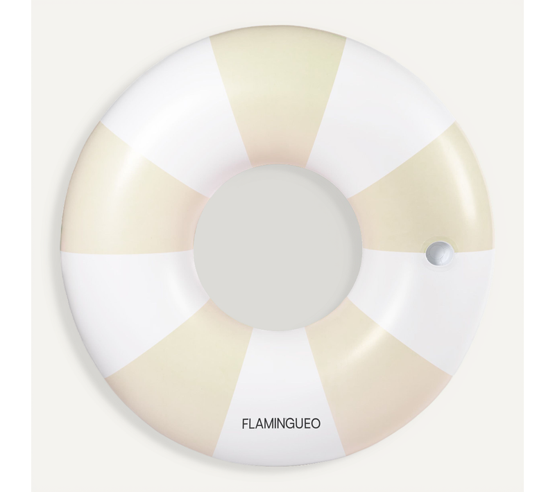 Bouée Piscine Geante Pvc Beige 121 X 121 Cm