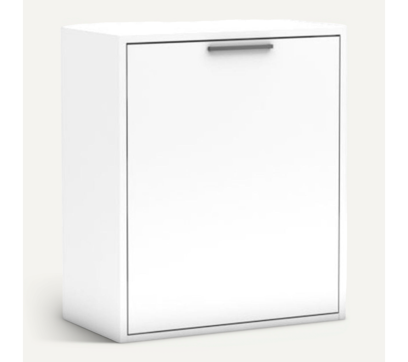 Lit Rabattable 100x200 Cm - Blanc